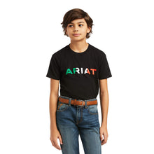 Load image into Gallery viewer, Ariat Boy&#39;s Black Viva Mexico T-Shirt
