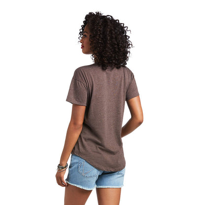 Ariat Women's Brown Hereford Farm Girl T-Shirt