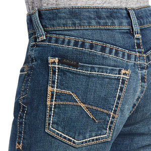 Ariat Boy's Stretch Slim Fit Adjustable Waist Straight Jean