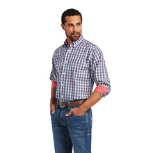 Load image into Gallery viewer, Ariat Men&#39;s Red &amp; Blue Plaid Nico Western Shirt

