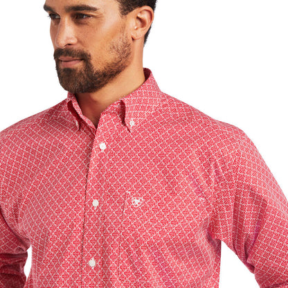 Ariat Men's Heartfelt Red Fabio Western Shirt