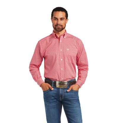 Ariat Men's Heartfelt Red Fabio Western Shirt