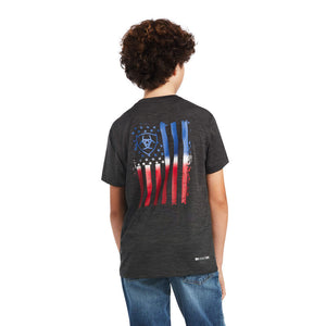 Ariat Boy's Charger Patriotic TEK T-Shirt
