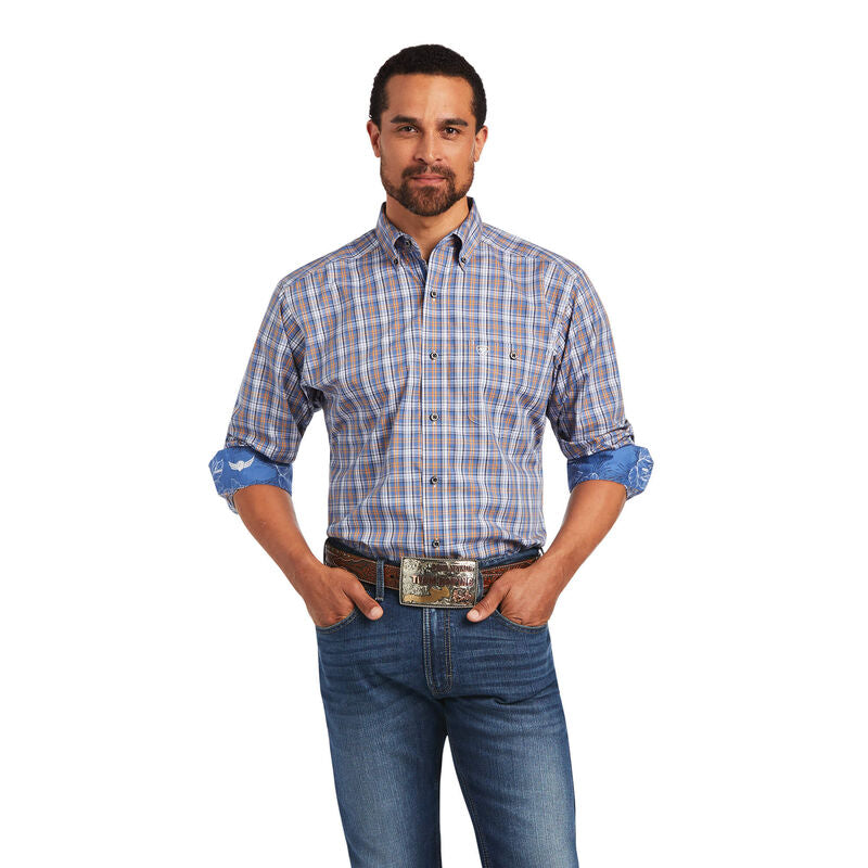 Ariat Men's Relentless Bakelite Blue Agility Western Shirt