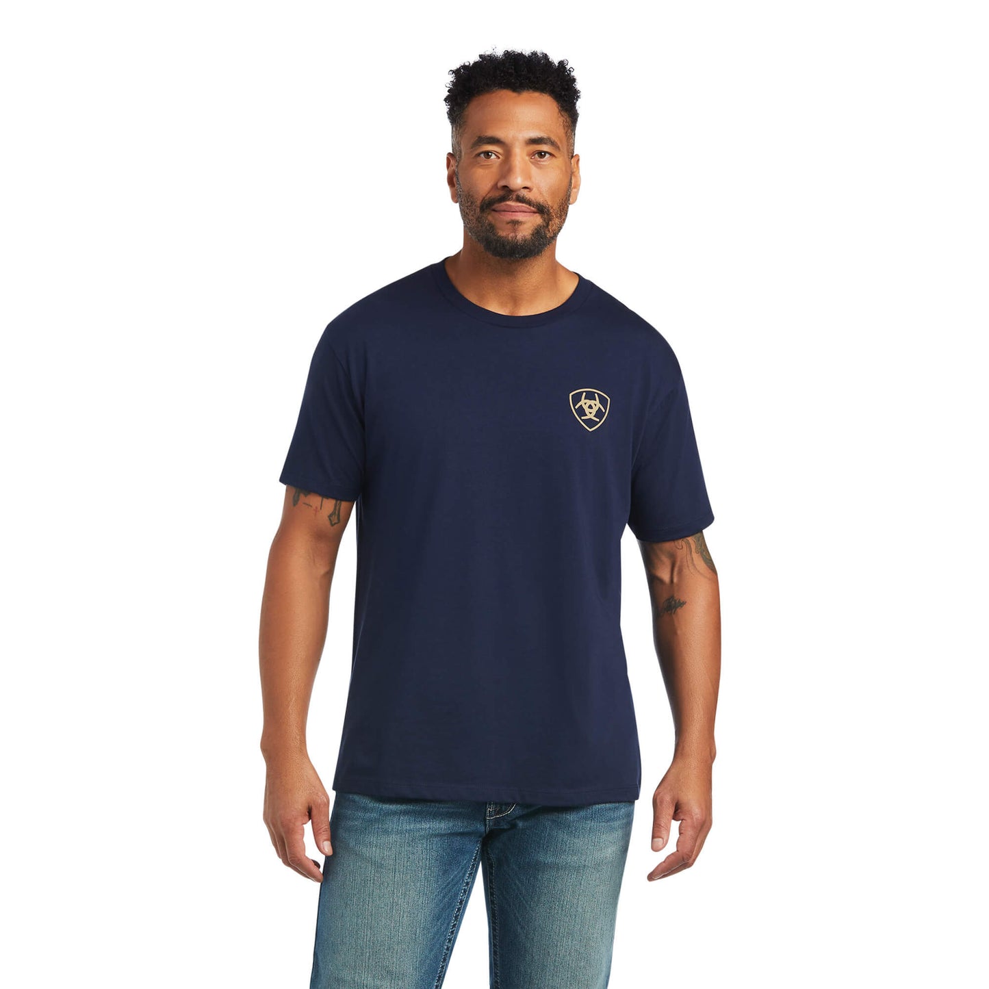 Ariat Men's Monument Sunset Midnight Navy T-Shirt