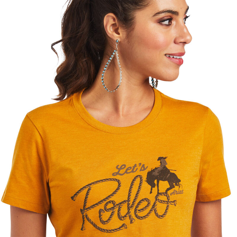 Ariat Women's Let's Rodeo Buckhorn Heather T-Shirt