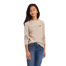 Load image into Gallery viewer, Ariat Girl&#39;s Youth Banyan Bark Heather Horse T-Shirt
