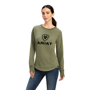Ariat Women's Four Leaf Clover Benica Logo Sweatshirt