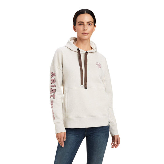 Ariat Women's Rebere Oatmeal Heather Hoodie