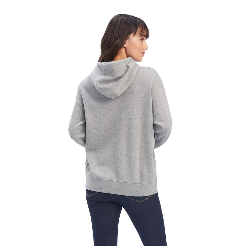 Ariat Women's REAL Gray Arrow Print Hoodie