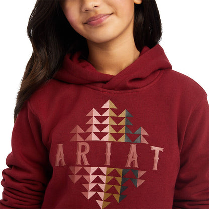 Ariat Girl's REAL Rouge Red Arrow Hoodie