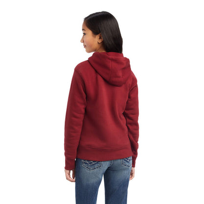 Ariat Girl's REAL Rouge Red Arrow Hoodie