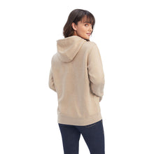 Load image into Gallery viewer, Ariat Women&#39;s REAL Shield Dark Oatmeal Heather Hoodie
