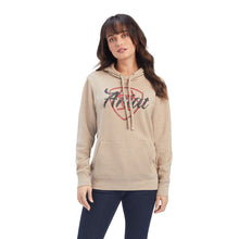 Load image into Gallery viewer, Ariat Women&#39;s REAL Shield Dark Oatmeal Heather Hoodie
