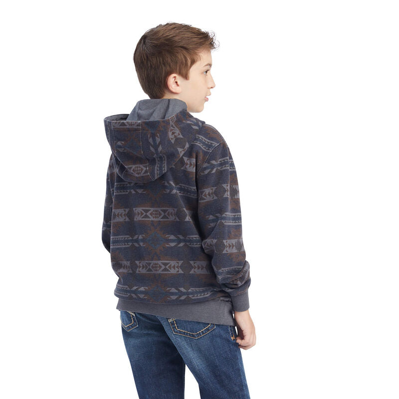 Ariat Boy's Maritime Blue Southwest Hoodie