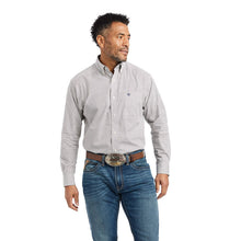 Load image into Gallery viewer, Ariat Men&#39;s White &amp; Brown Gilean Western Shirt
