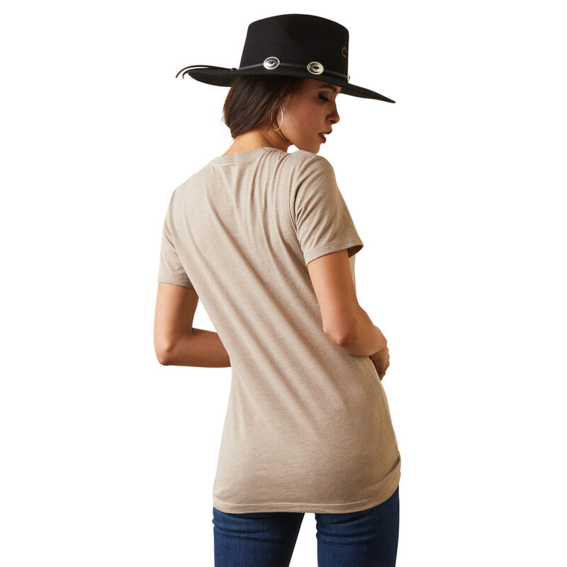 Ariat Women's Vintage Rodeo Oatmeal Heather T-Shirt