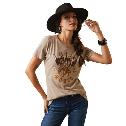 Ariat Women's Vintage Rodeo Oatmeal Heather T-Shirt