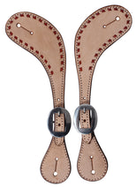 Load image into Gallery viewer, Professional&#39;s Choice Spur Straps - Roughout Buckstitch
