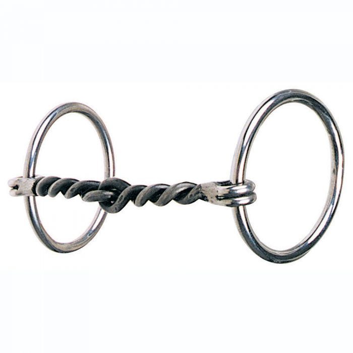 107 Reinsman Loose Ring Twisted Snaffle Bit