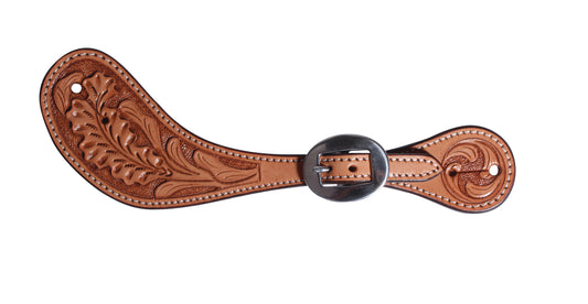 Professional's Choice Spur Straps - Oak Muleshoe