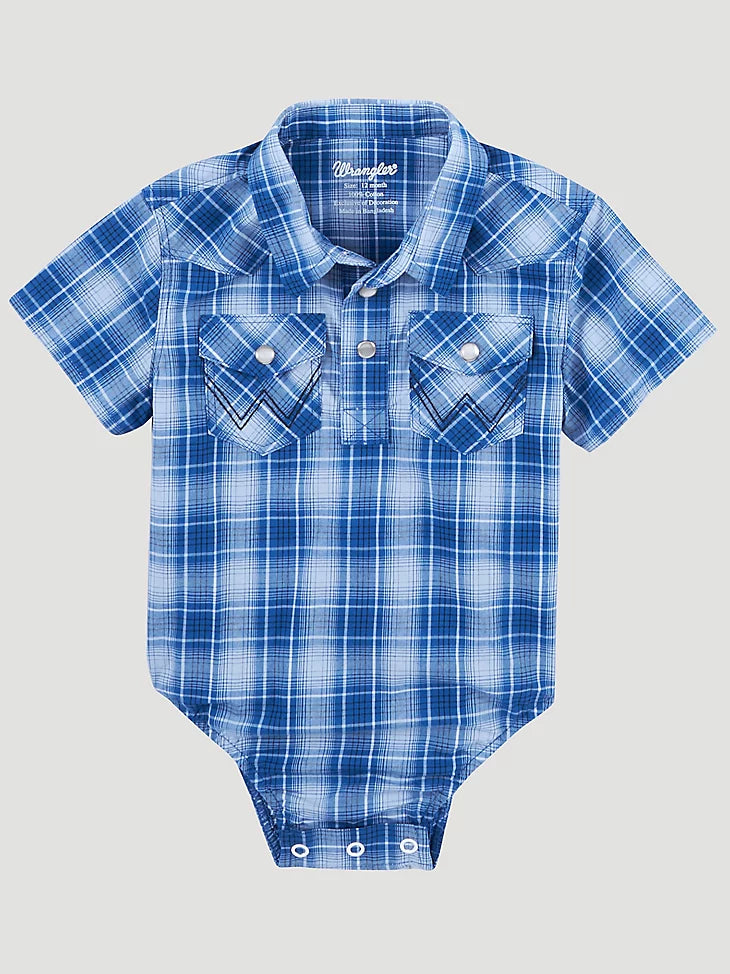 Wrangler Boy's Infant Blue Dream Onesie