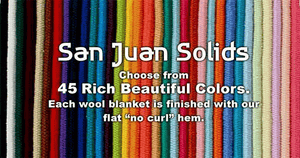 Mayatex San Juan Solid Wool Saddle Blanket