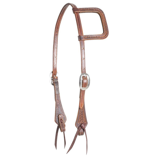 Martin Weathered Antiqued Mini Basket Headstall