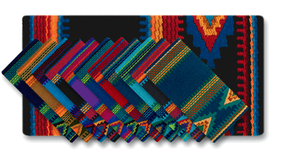 Mayatex Firecracker Wool Saddle Blanket