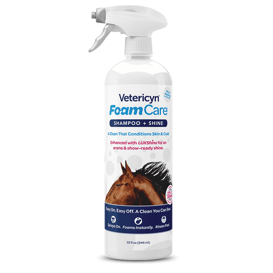 Vetericyn FoamCare® Equine Shampoo - 32 oz