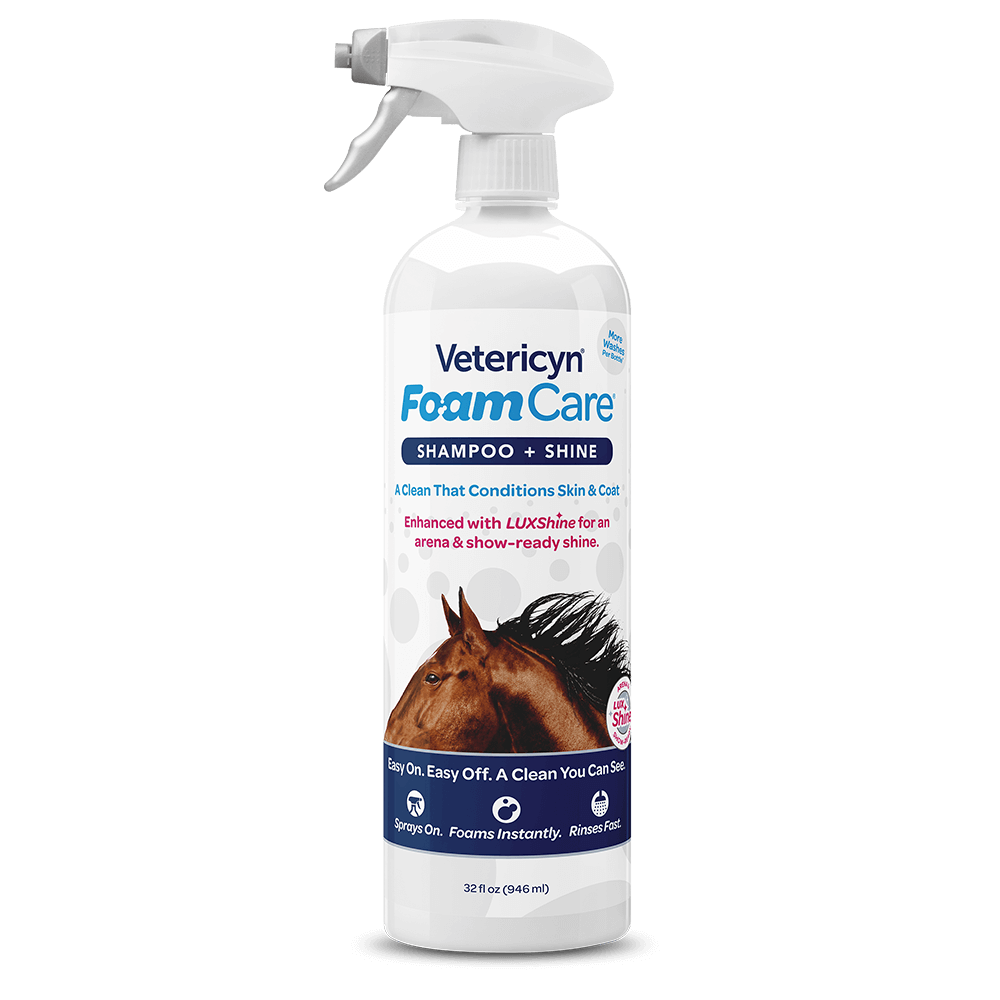 Vetericyn FoamCare® Equine Shampoo - 32 oz