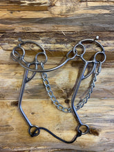 Load image into Gallery viewer, L&amp;W #177 Steel Nose Hackamore
