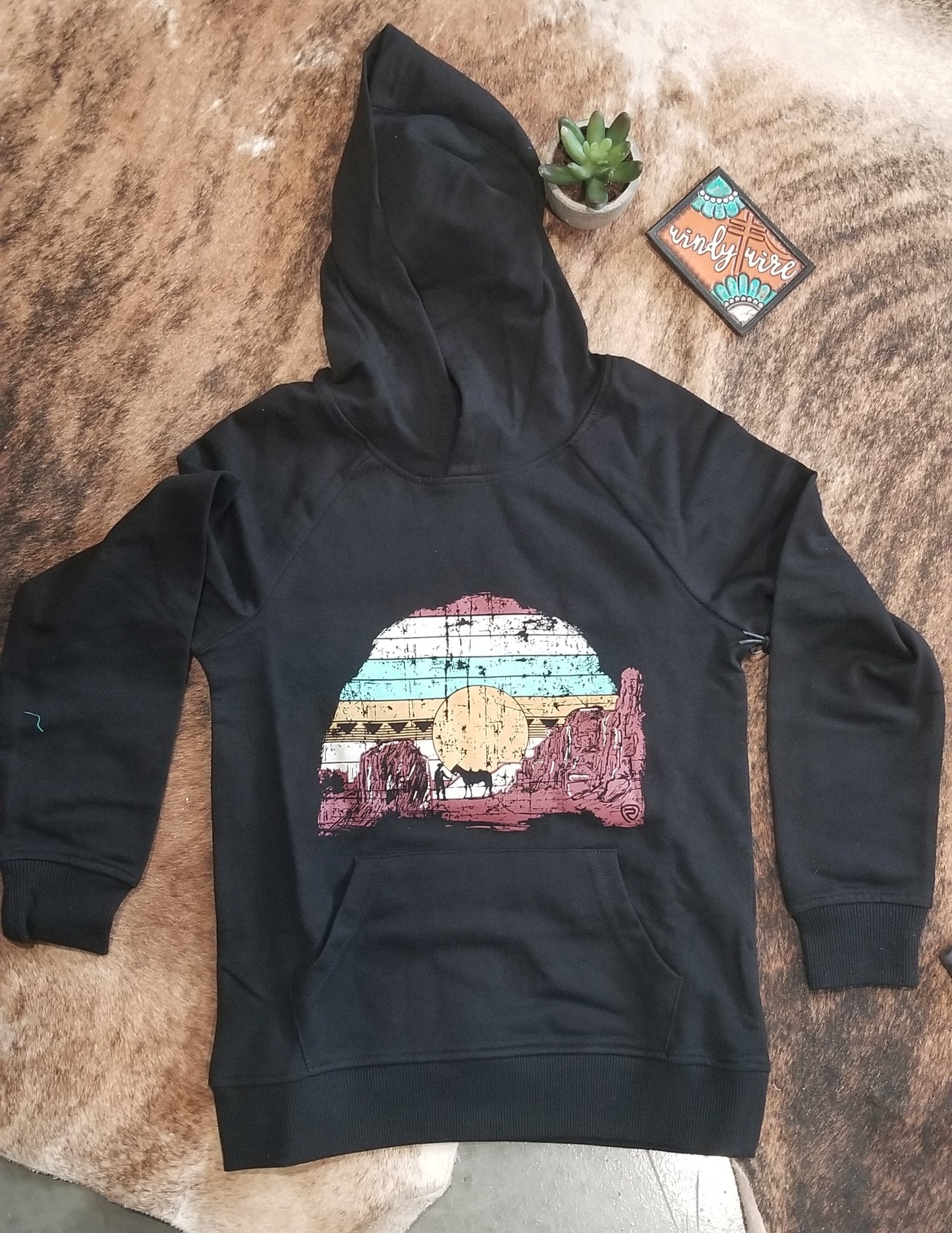 Rock & Roll Boy's Black Mesa Hoodie