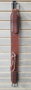 Leather Back Flank Cinch - Straight 3" - 2 ply