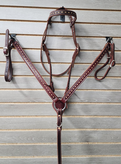 Rafter S. "Latigo Buckstitch" Tack Set