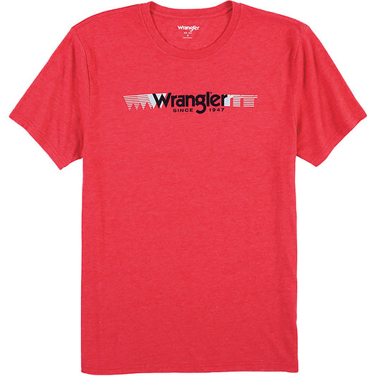 Wrangler Men's Log Red T-Shirt