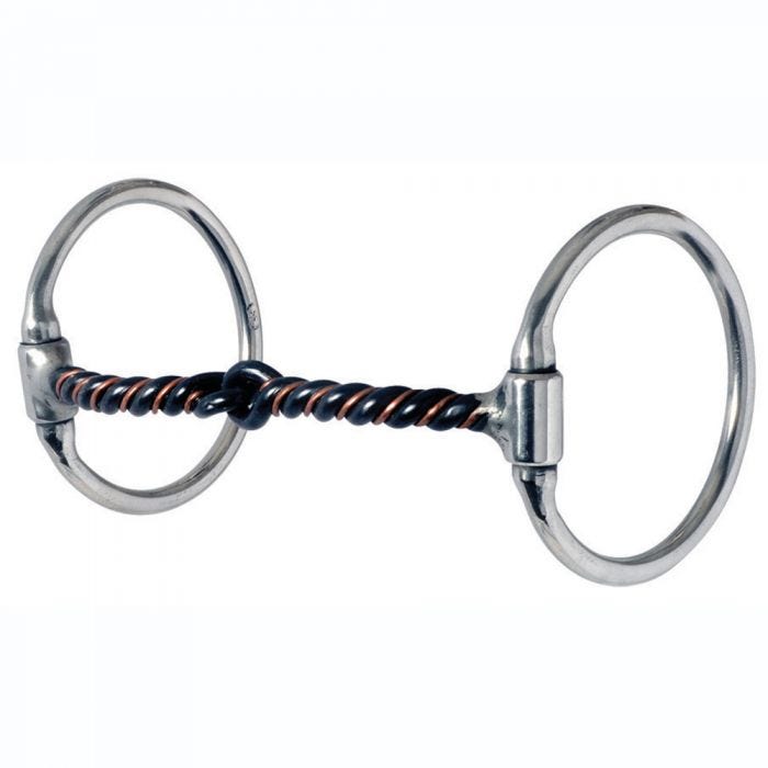 210 Reinsman Western Dee Copper Twist Snaffle Bit