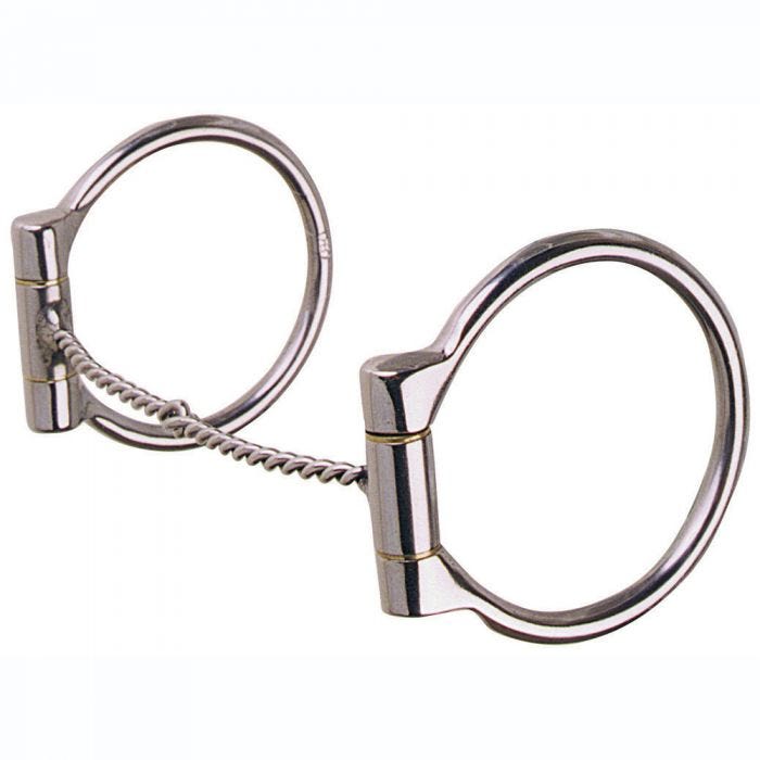 211 Reinsman Offset Dee 1/8" Tiny Twisted Snaffle Bit