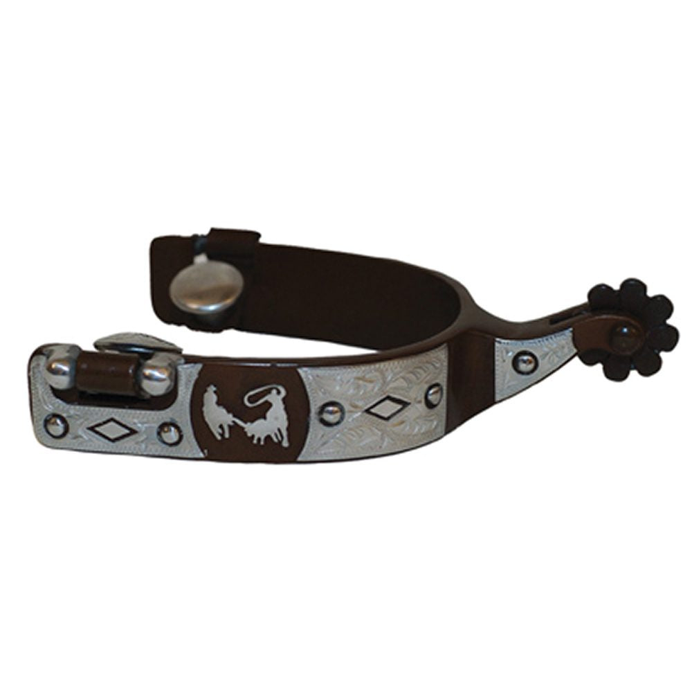 AHE Men's Antique Team Roping Spurs