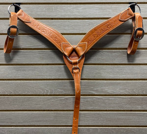 Performance Pony Breastcollar - Floral Tooled