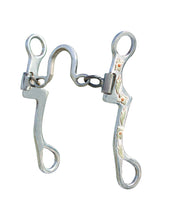 Load image into Gallery viewer, This mouthpiece will provide the horse with some tongue relief and the chain is light on the bars. It effectively lifts the head and shoulders while the port encourages collection. The chain allows for independent rein action. Port: 2&quot;
