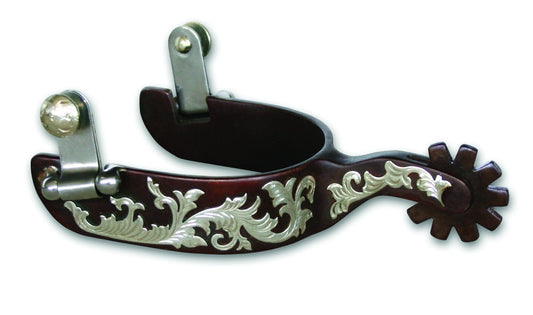 Professional's Choice Bob Avila Ladies Dark Floral Spurs