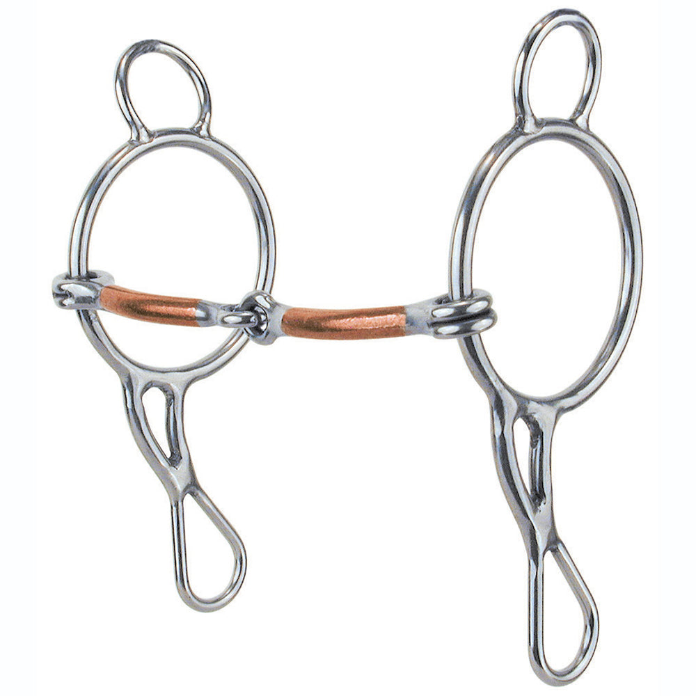 323 Reinsman Wonder Bit - Smooth Copper Snaffle