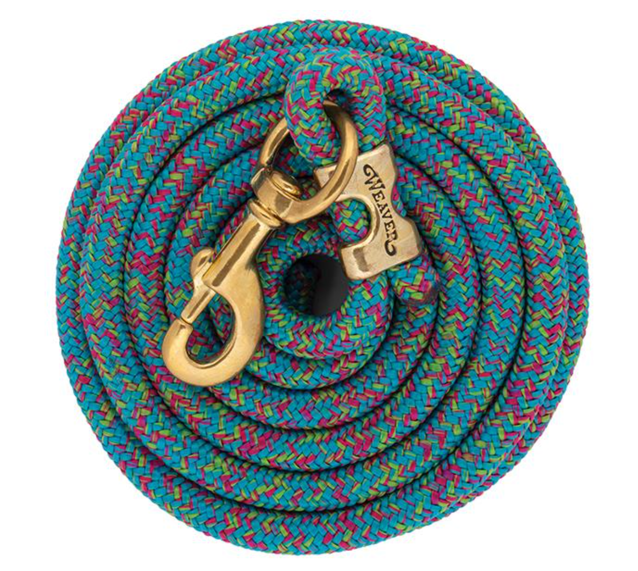 Weaver Poly Lead Rope with a Solid Brass 225 Snap