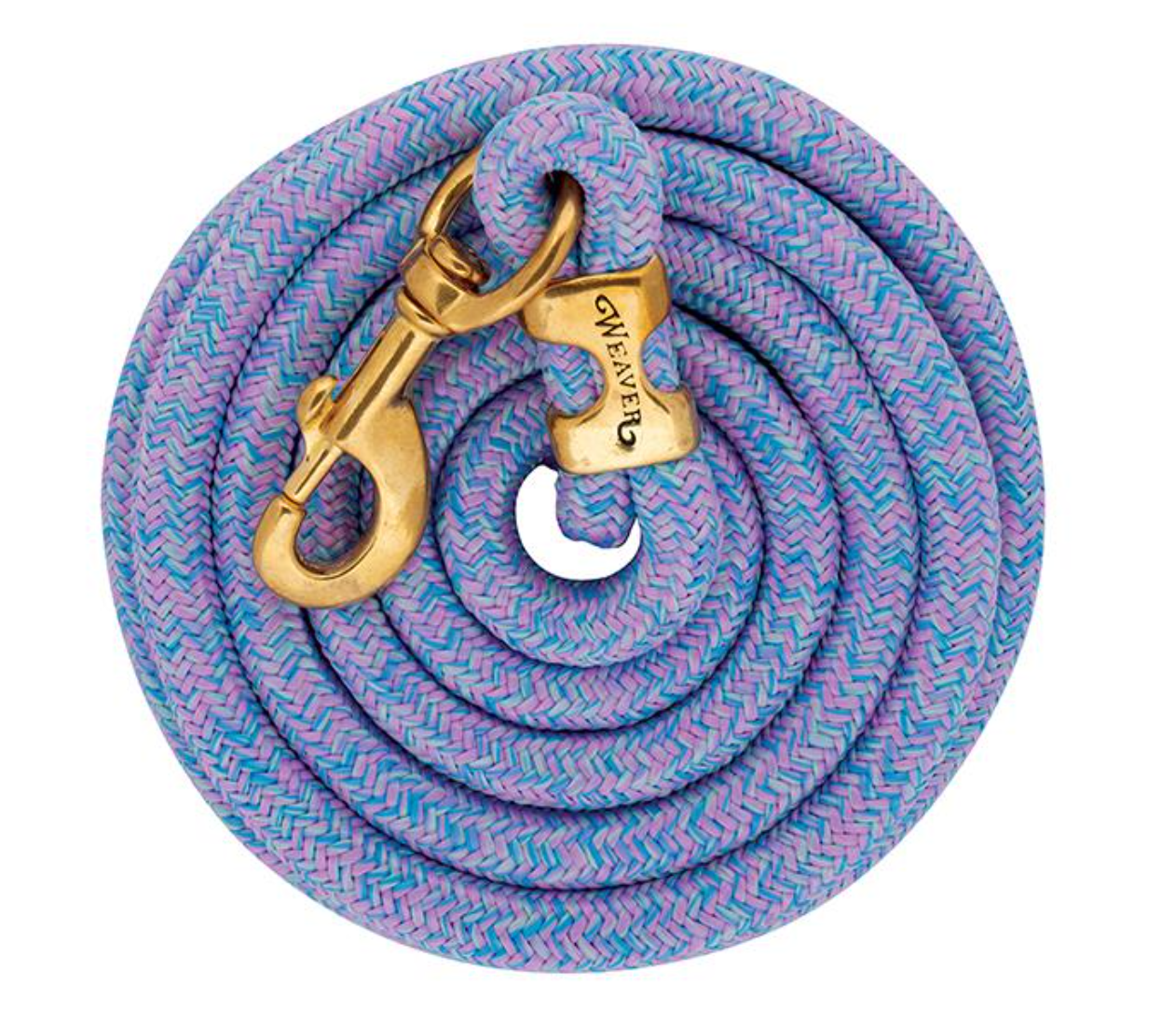 Weaver Poly Lead Rope with a Solid Brass 225 Snap