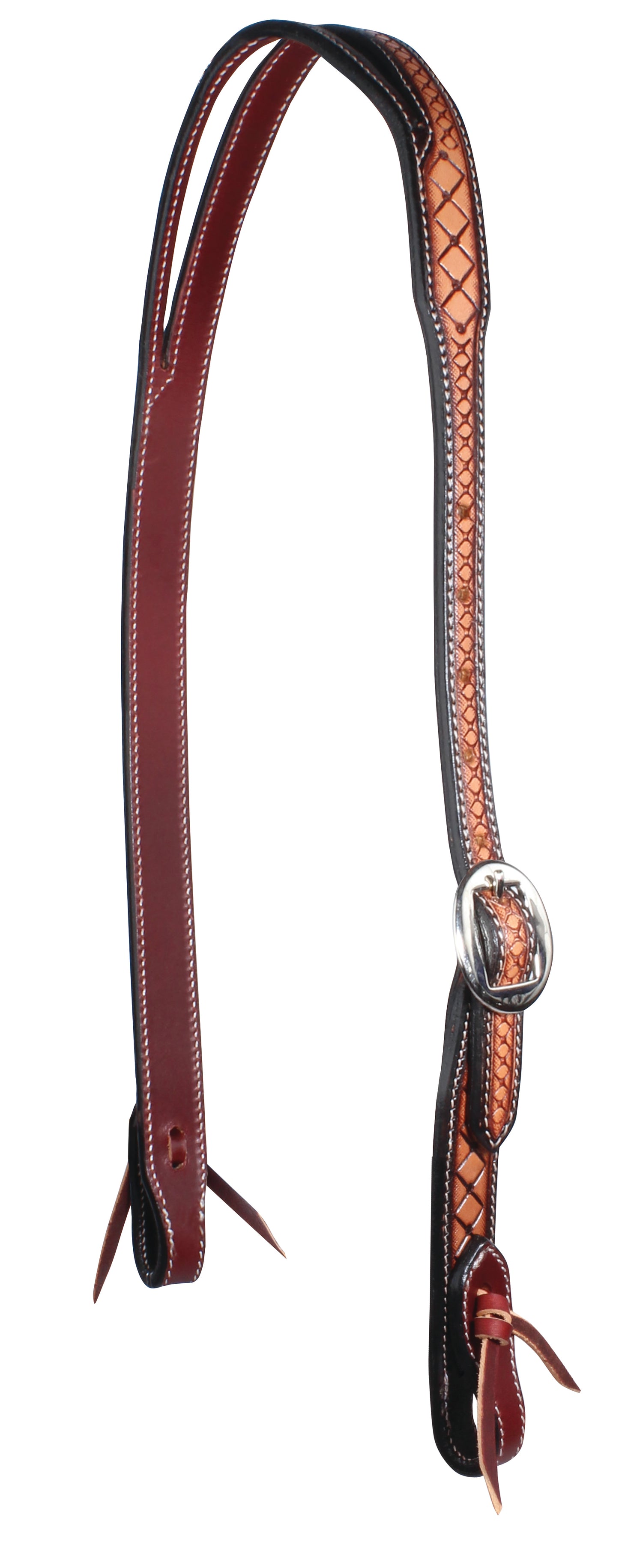 Professional's Choice Crosshatch Slit Ear Headstall