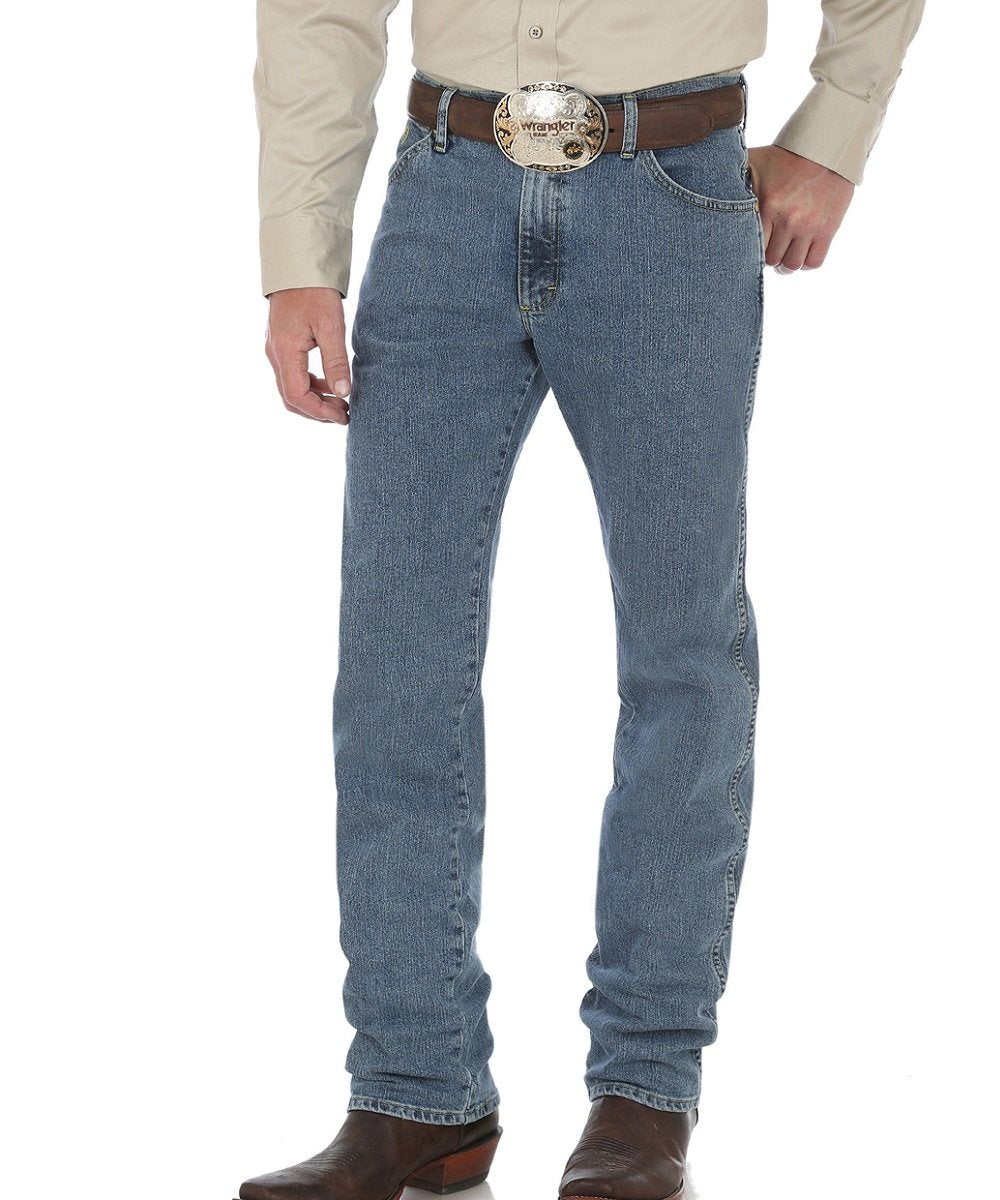 Wrangler Men's George Strait Cowboy Cut Jeans - Steel Blue