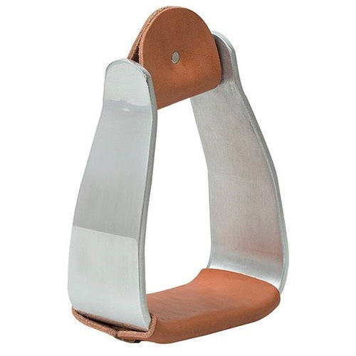 Weaver Sloped Aluminum Stirrups with Leather