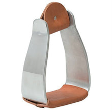Load image into Gallery viewer, Weaver Sloped Aluminum Stirrups with Leather
