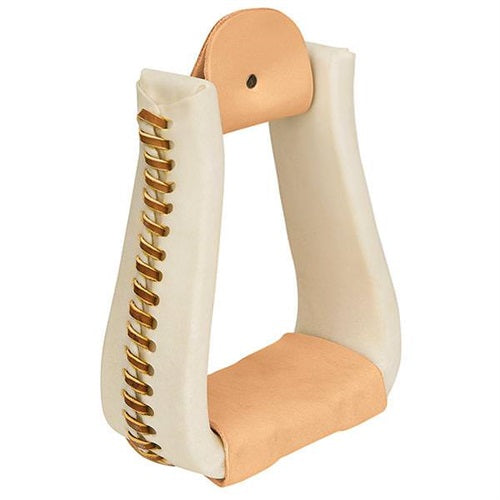 Weaver Rawhide Covered Roper Stirrups